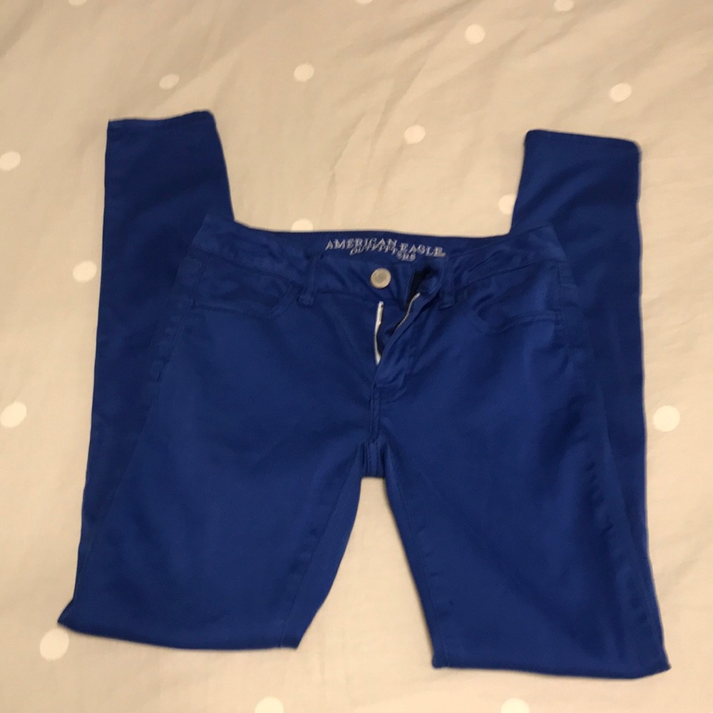 American Eagle Blue Jeggings
